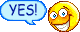 :Nodding Yes By A Very Happy Smiley Emoticon: